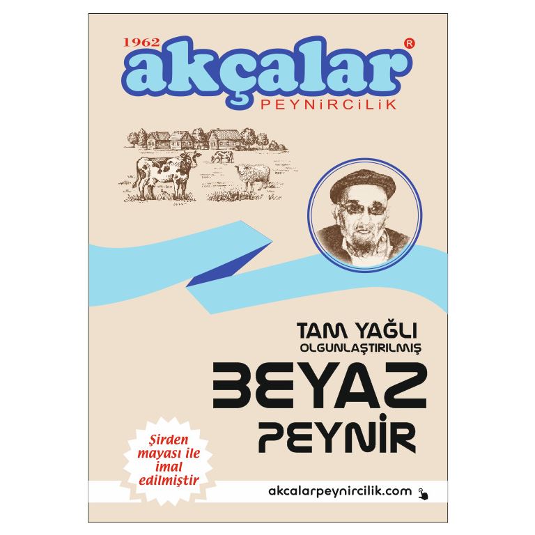 Klasik  Sert Ezine inek Peyniri 1teneke